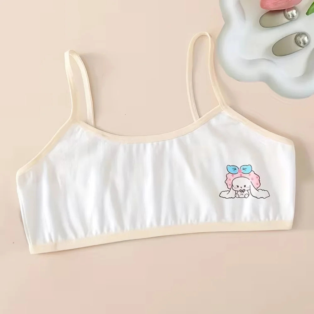 Pack Of 3 Teenage Girls Cotton Training Bra – Non Padded, Steel-Free Bra, Everyday Comfort