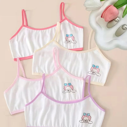 Pack Of 3 Teenage Girls Cotton Training Bra – Non Padded, Steel-Free Bra, Everyday Comfort